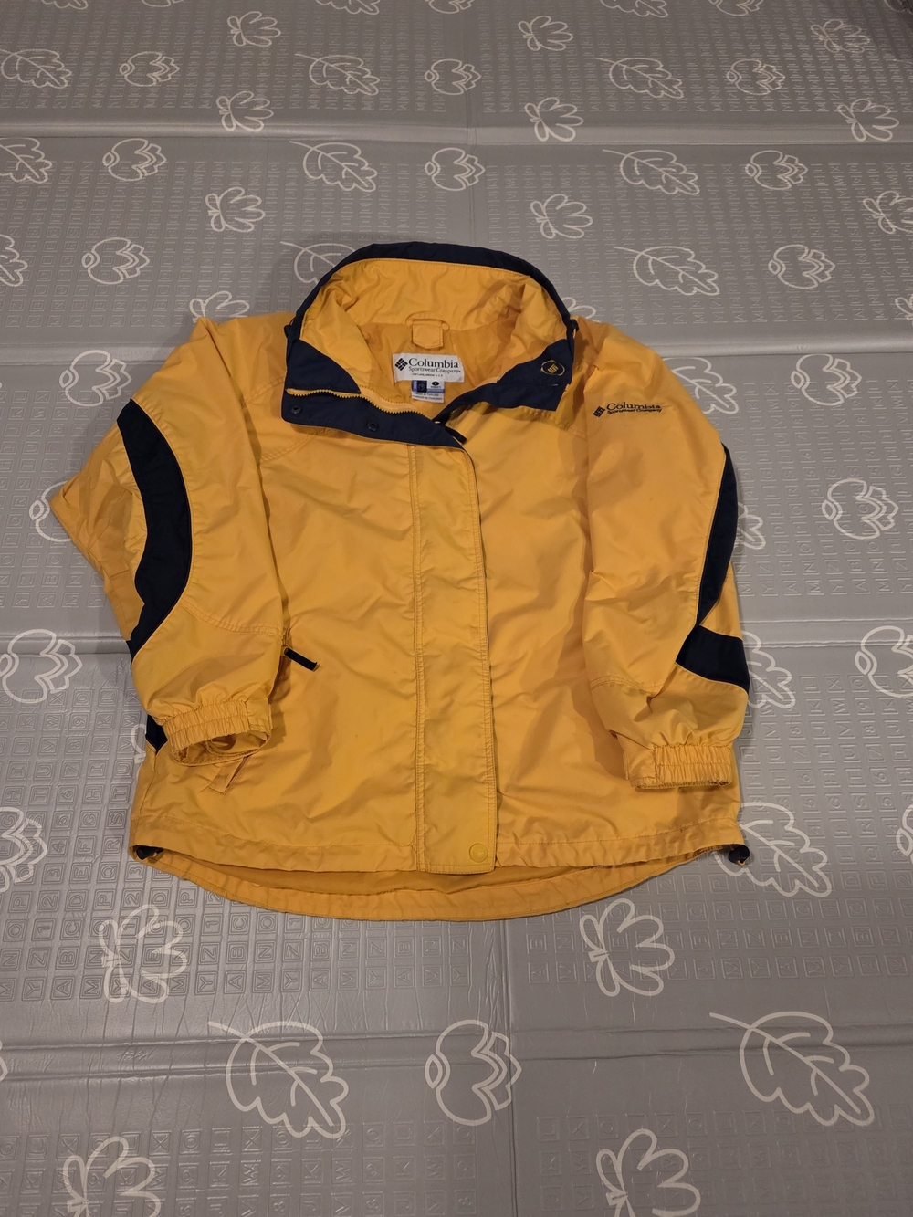 Columbia Womens Core Interchange Yellow and Navy Ski Jacket